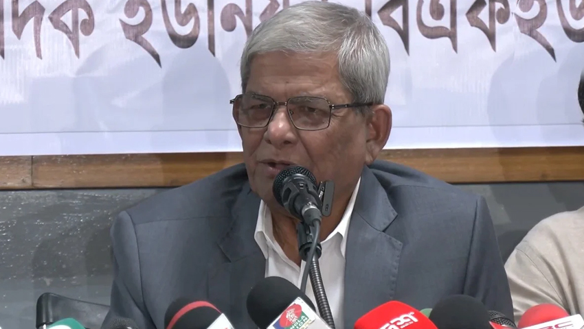 জামায়াত রেজিমেন্টেড পার্টি, গণতন্ত্রে বিশ্বাস করে না: মির্জা ফখরুল