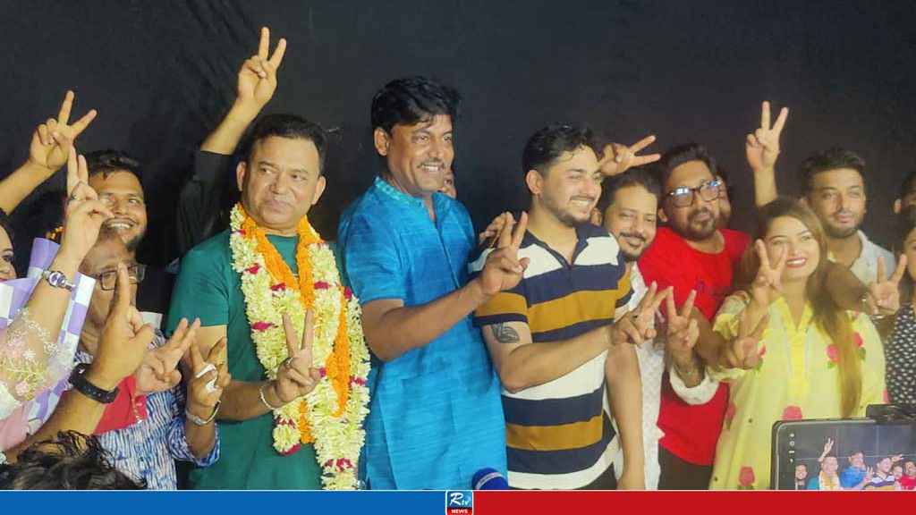শিল্পী সমিতির সভাপতি শিবা শানু, সম্পাদক জয় চৌধুরী